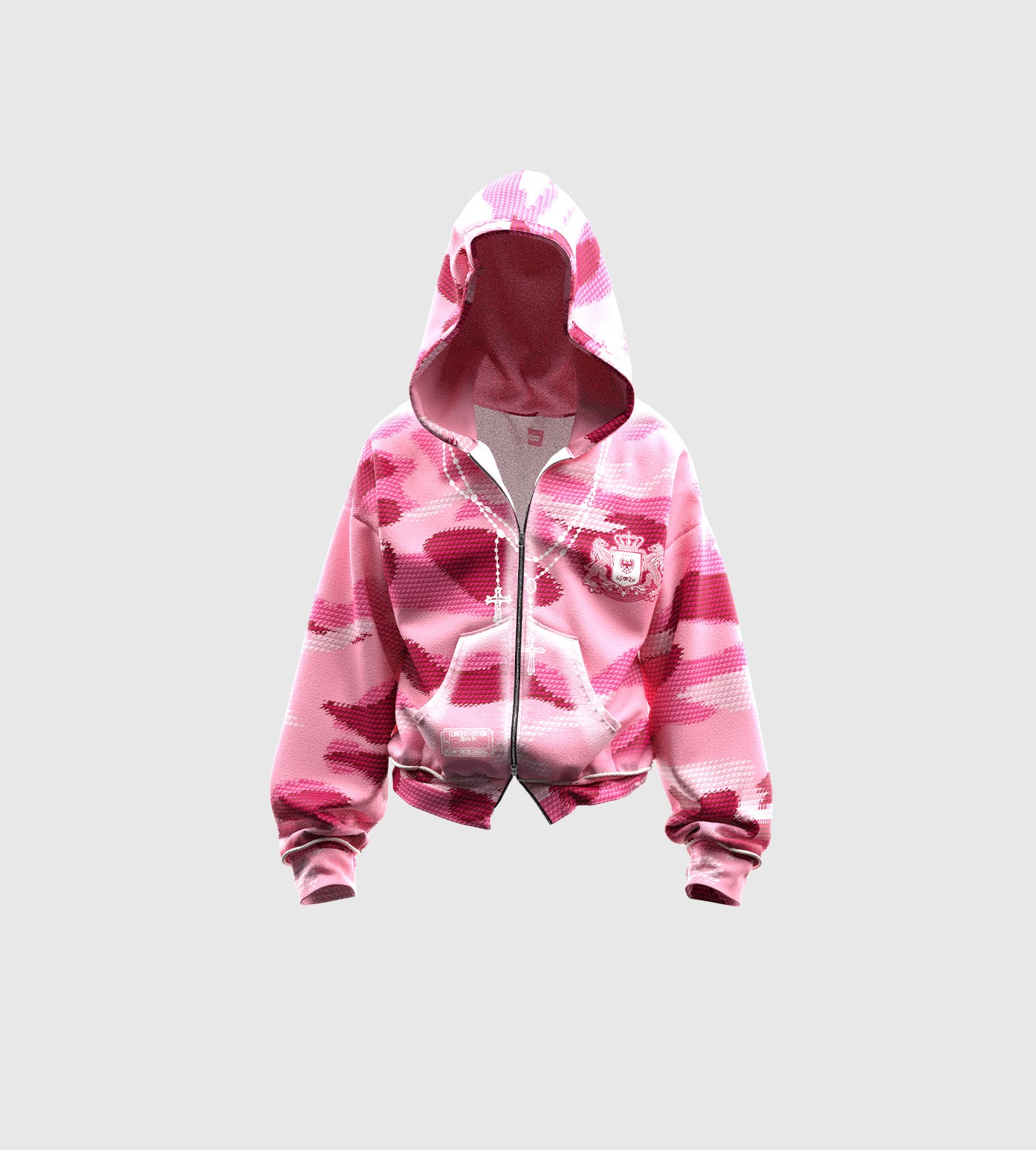 Zip Camo Pink