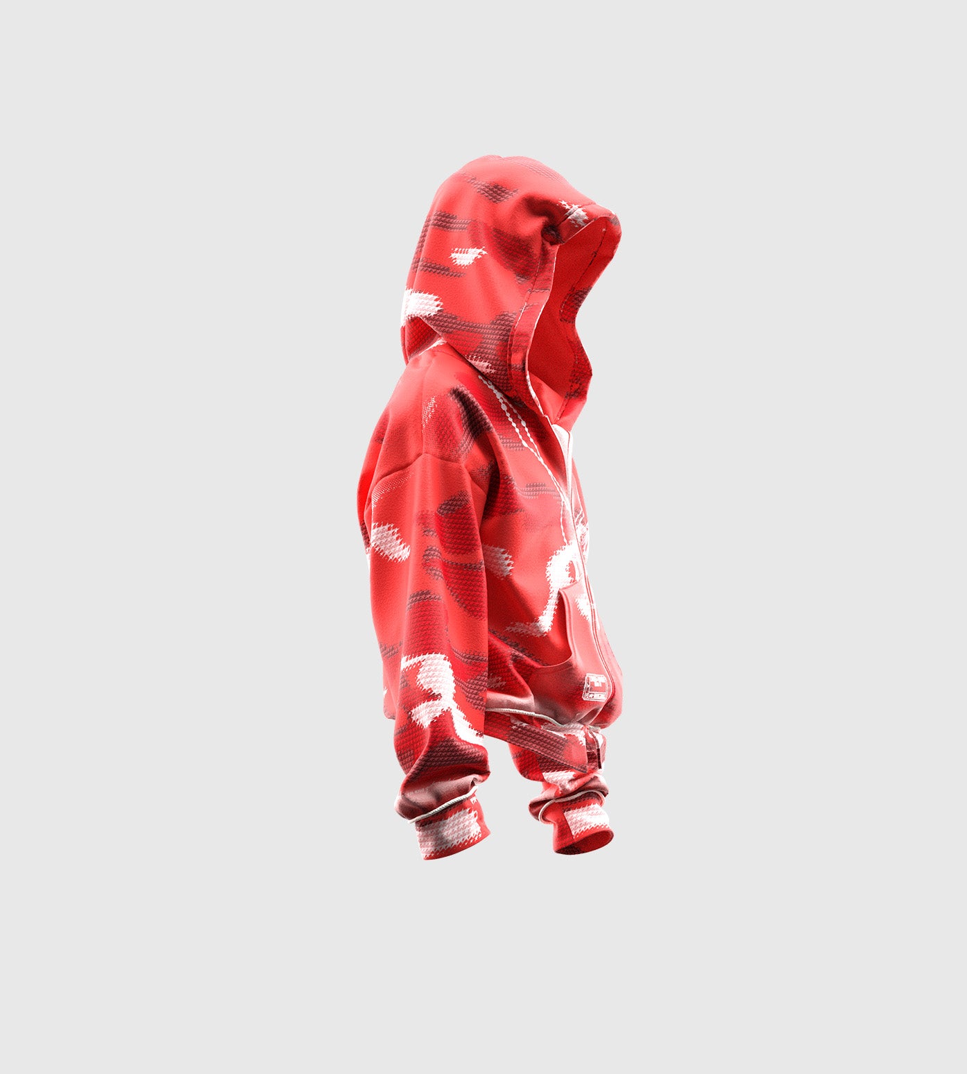 Zip Camo Red