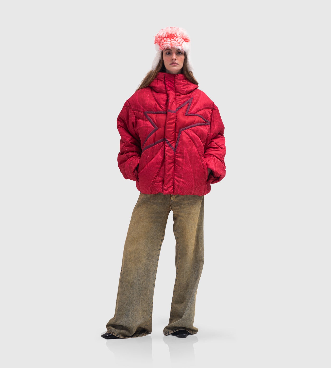 Puffer Starship red