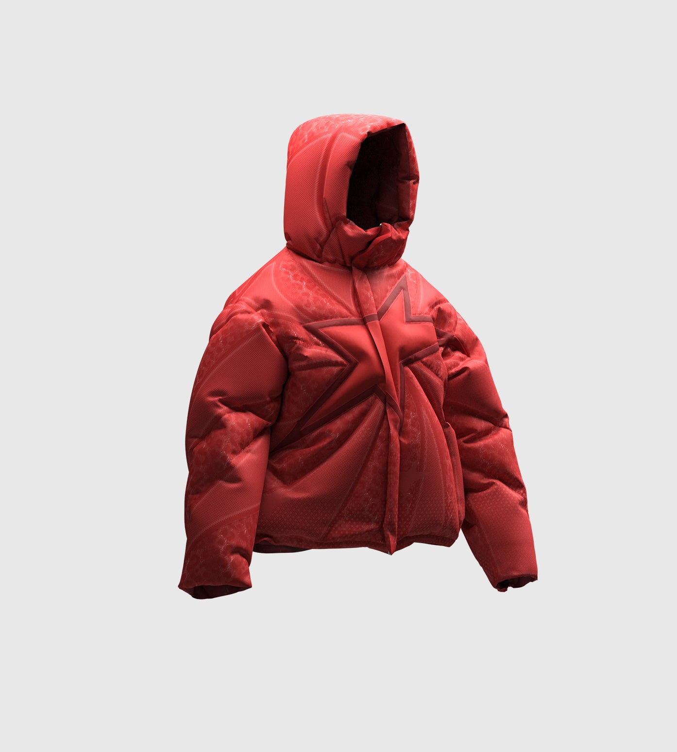 Puffer Starship red