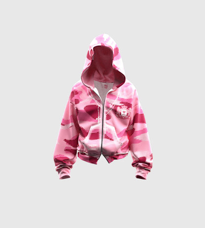 Zip Camo Pink