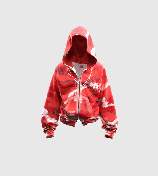 Zip Camo Red